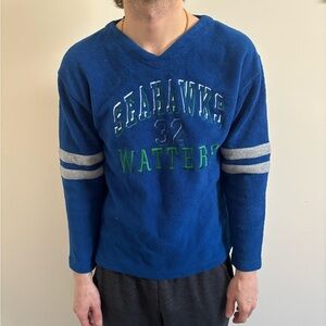Blue vintage Seahawks Sweater